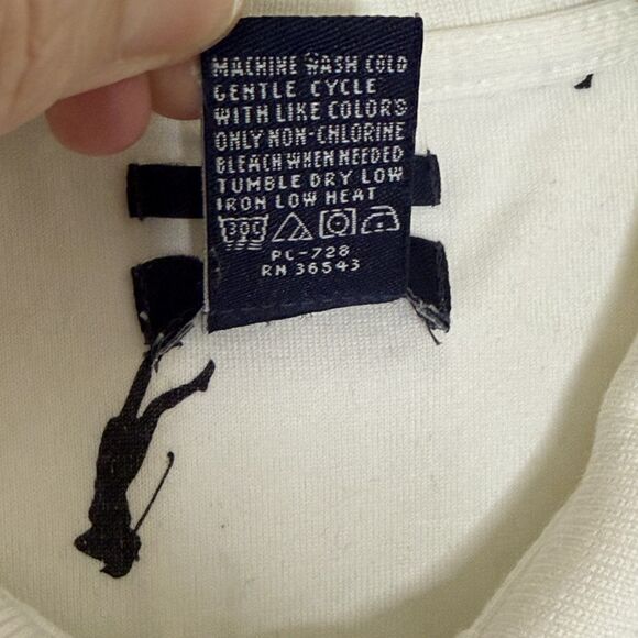 Izod X Tra Dry Golf Polo Shirt Top Blouse Graphic Ladies Women White M bv - Picture 5 of 6